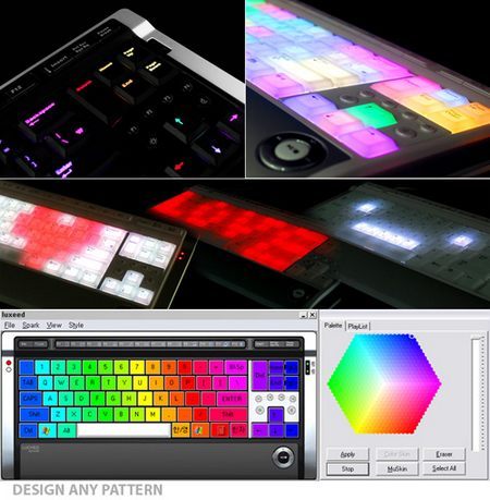 Игровое железо - Luxeed U5 — световая клавиатура для любителей моддинга