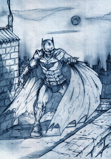 Batman: Arkham Asylum - "Bat is dead"  работы Станислава Якимова