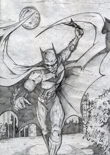 Batman: Arkham Asylum - "Bat is dead"  работы Станислава Якимова