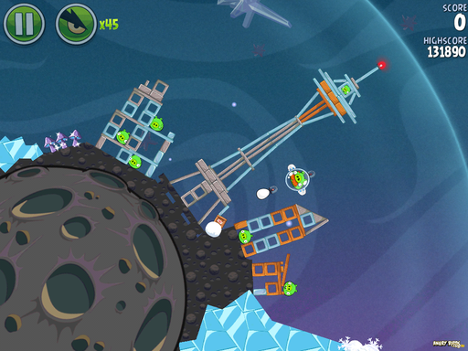 Angry Birds - Обновление Angry Birds Space!