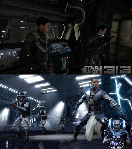 Star Wars 1313 - Сравнение графики Star Wars 1313 и Force Unleashed 2