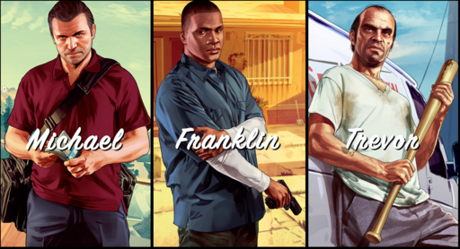 Grand Theft Auto V - Новые трейлеры: Майкл. Трэвор. Франклин.